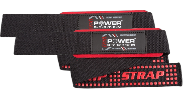 PowerSystem trhačky Lifting Straps XTR Grip černo/červené