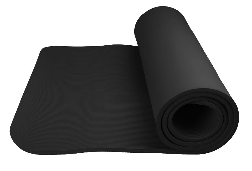 PowerSystem podložka Yoga Mat Plus černá