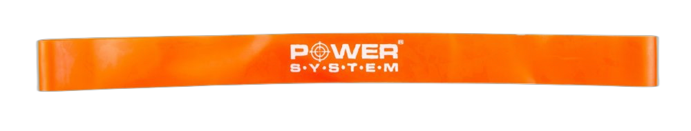 PowerSystem guma na cvičení Level 1 Mini Loop Band latex oranžová