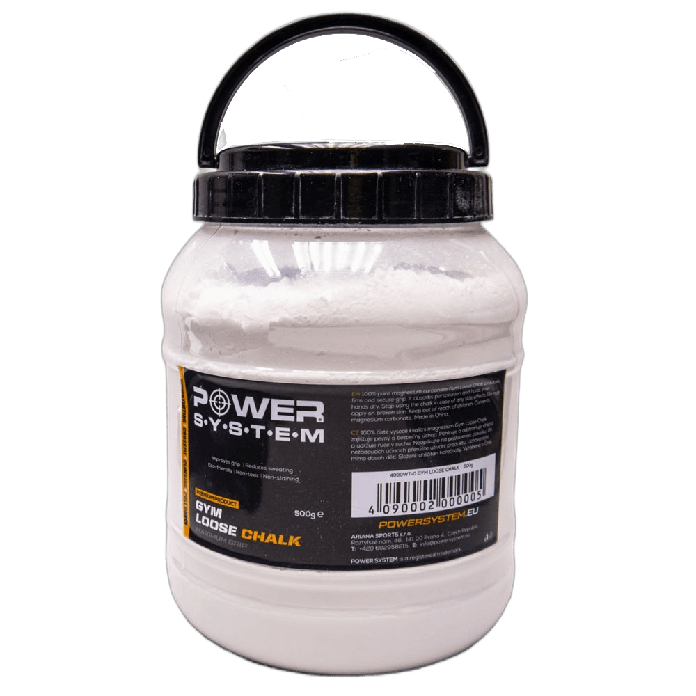 PowerSystem křída prášek 500g Gym Loose Chalk Magnesium