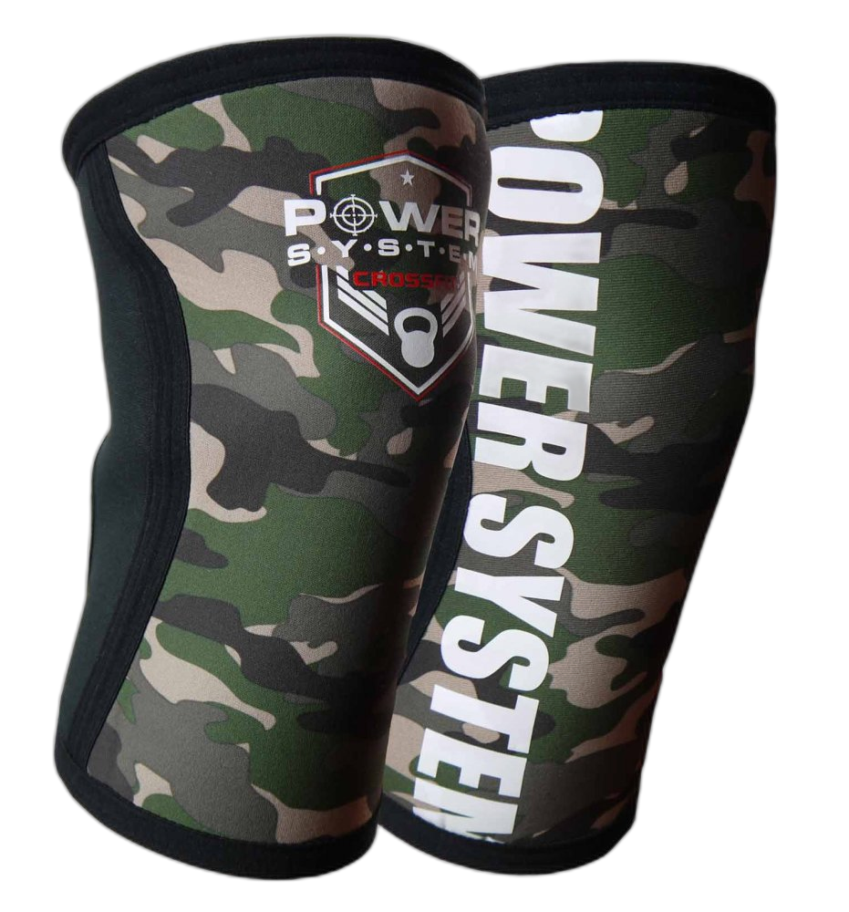 PowerSystem 5mm návleky na kolena Knee Sleeves Camo